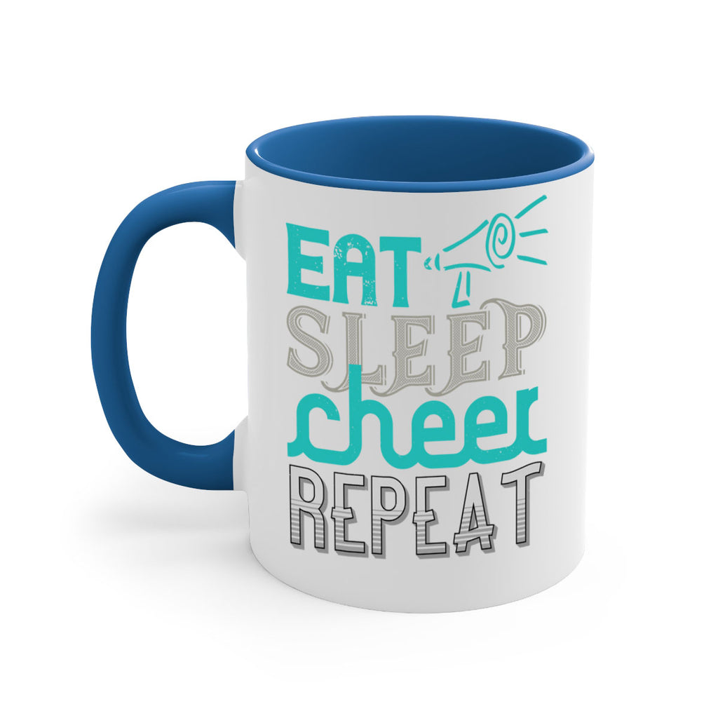 Eat sleep cheer reapet 1317#- football-Mug / Coffee Cup