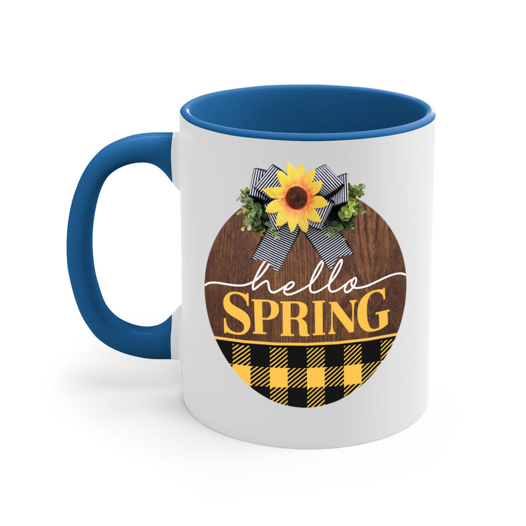 Hello Spring plaid Mockup 204#- spring-Mug / Coffee Cup