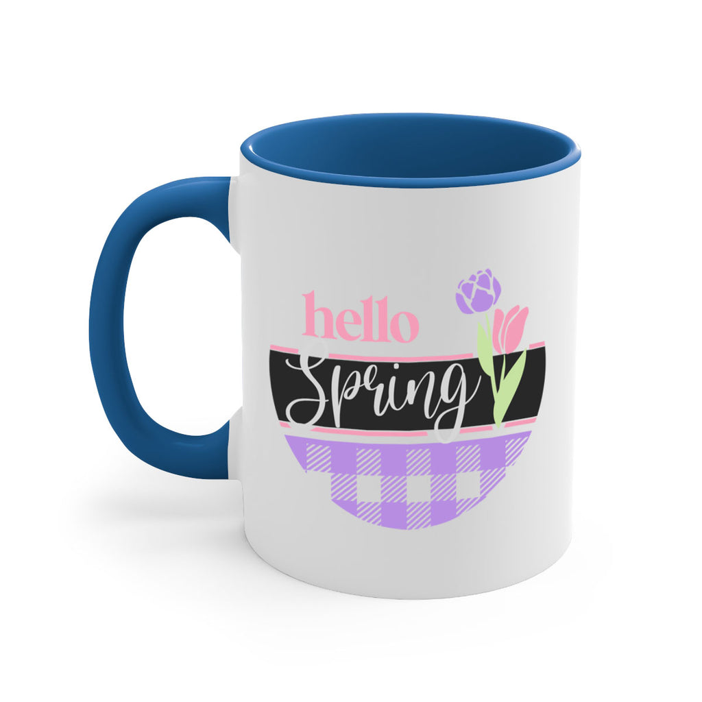 Hello spring plaid206#- spring-Mug / Coffee Cup