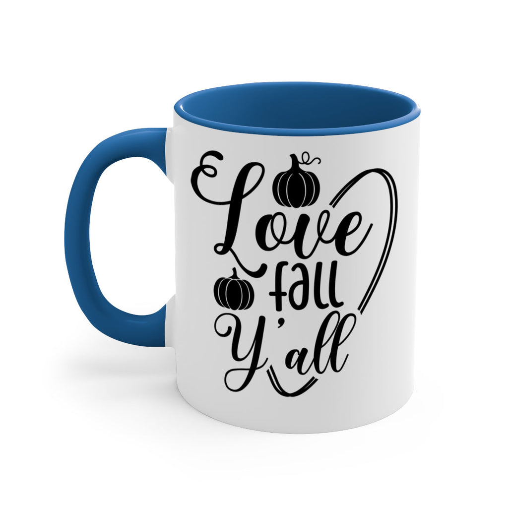Love Fall Yall 412#- fall-Mug / Coffee Cup