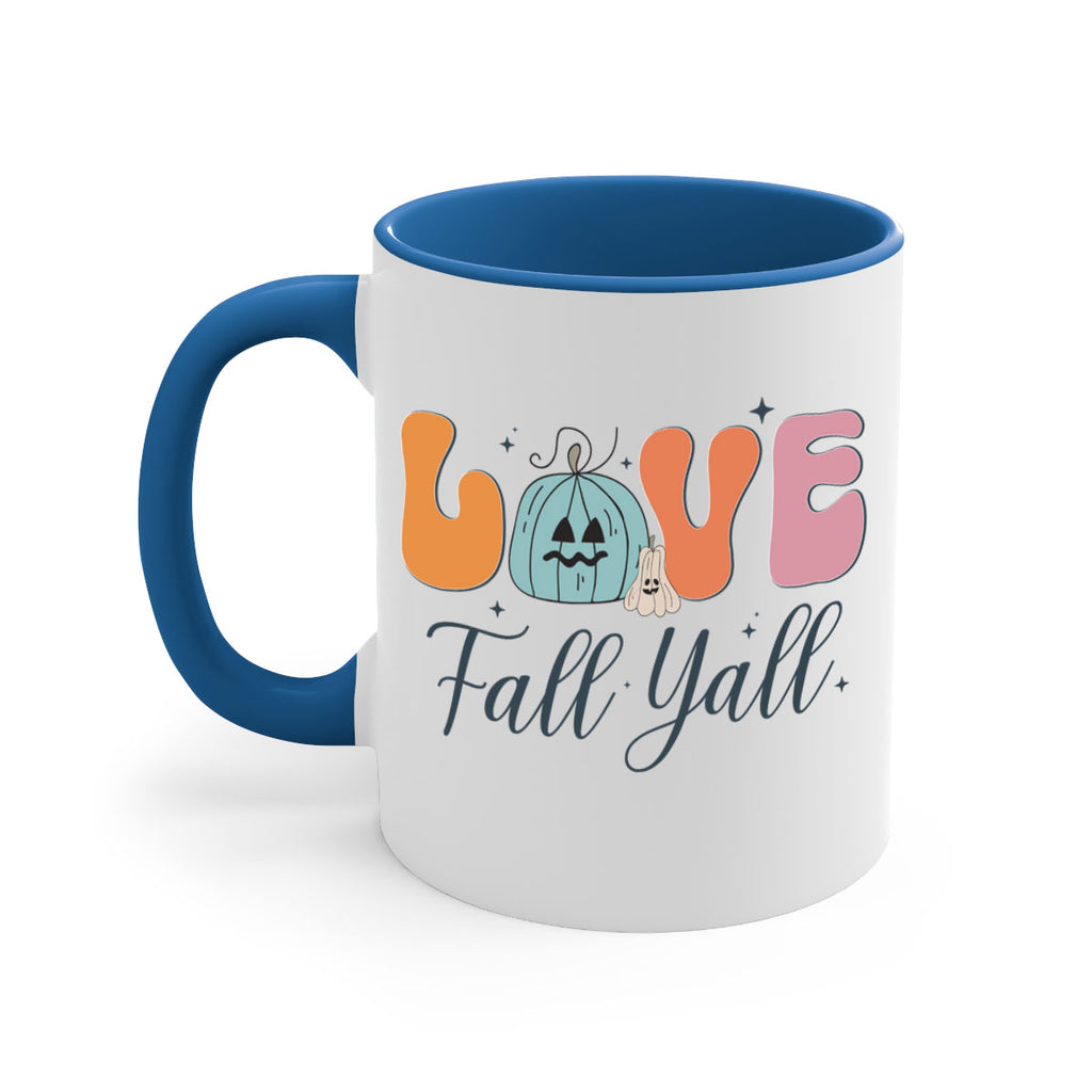 Love Fall Yall 413#- fall-Mug / Coffee Cup