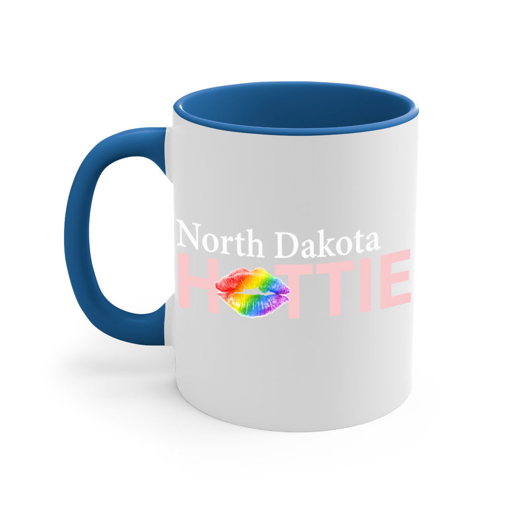 North Dakota Hottie with rainbow lips 85#- Hottie Collection-Mug / Coffee Cup