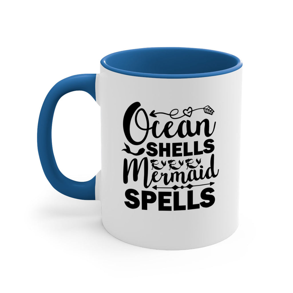 Ocean Shells Mermaid Spells 521#- mermaid-Mug / Coffee Cup