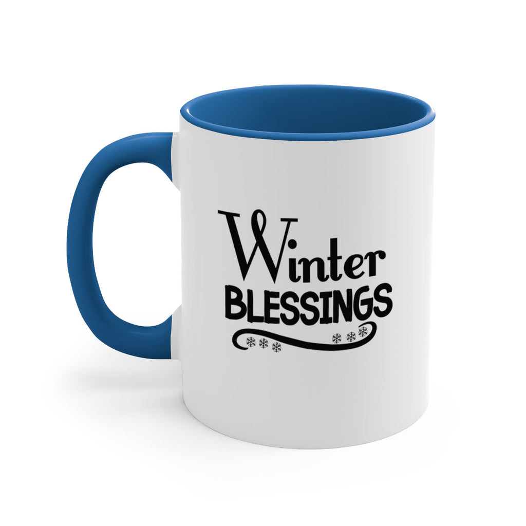 Winter Blessings 493#- winter-Mug / Coffee Cup