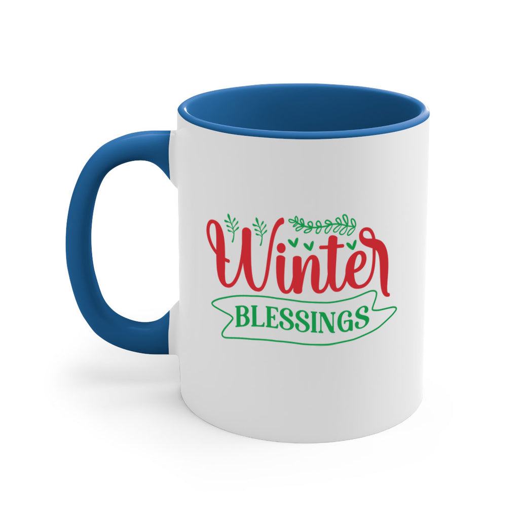 Winter Blessings 494#- winter-Mug / Coffee Cup