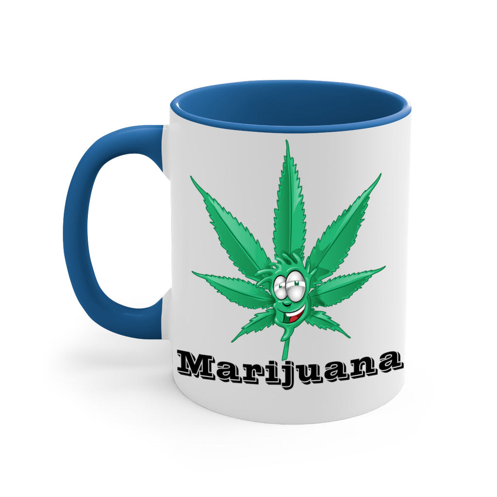 marijuana happy face 199#- marijuana-Mug / Coffee Cup