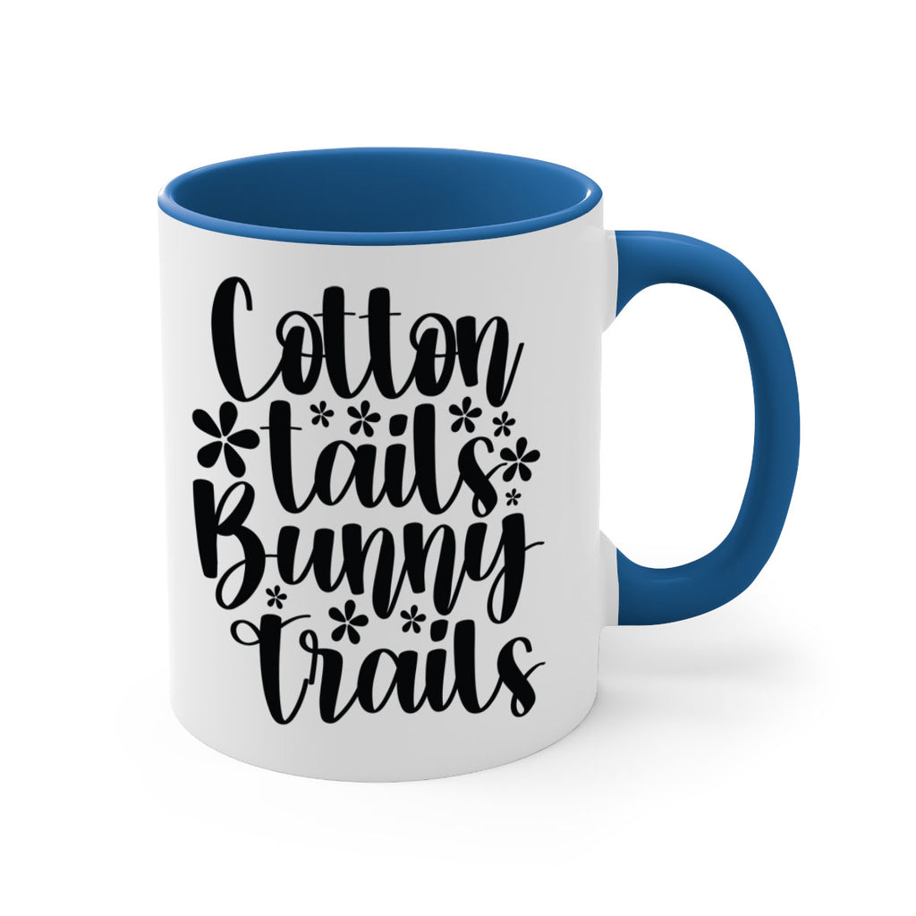 Cotton tails bunny trails  113#- spring-Mug / Coffee Cup