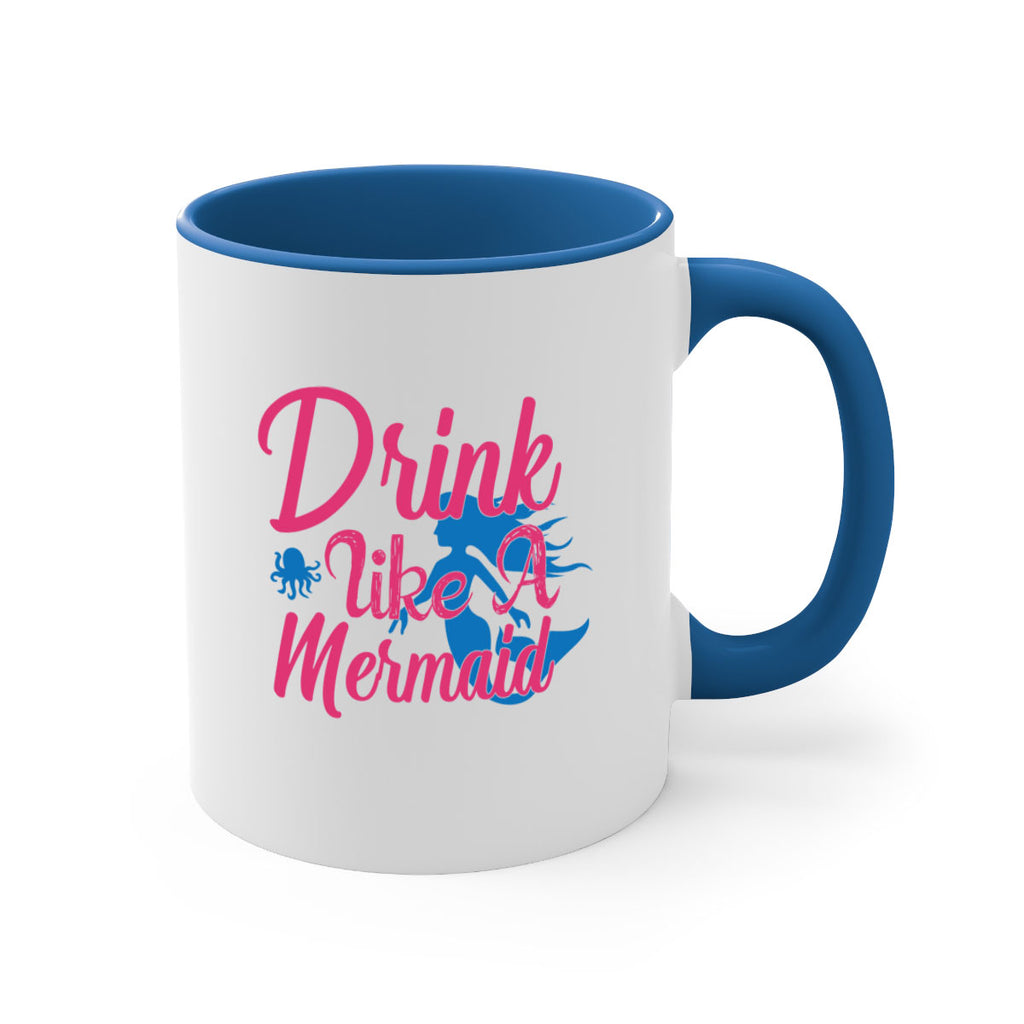 Drink Like A Mermaid 140#- mermaid-Mug / Coffee Cup