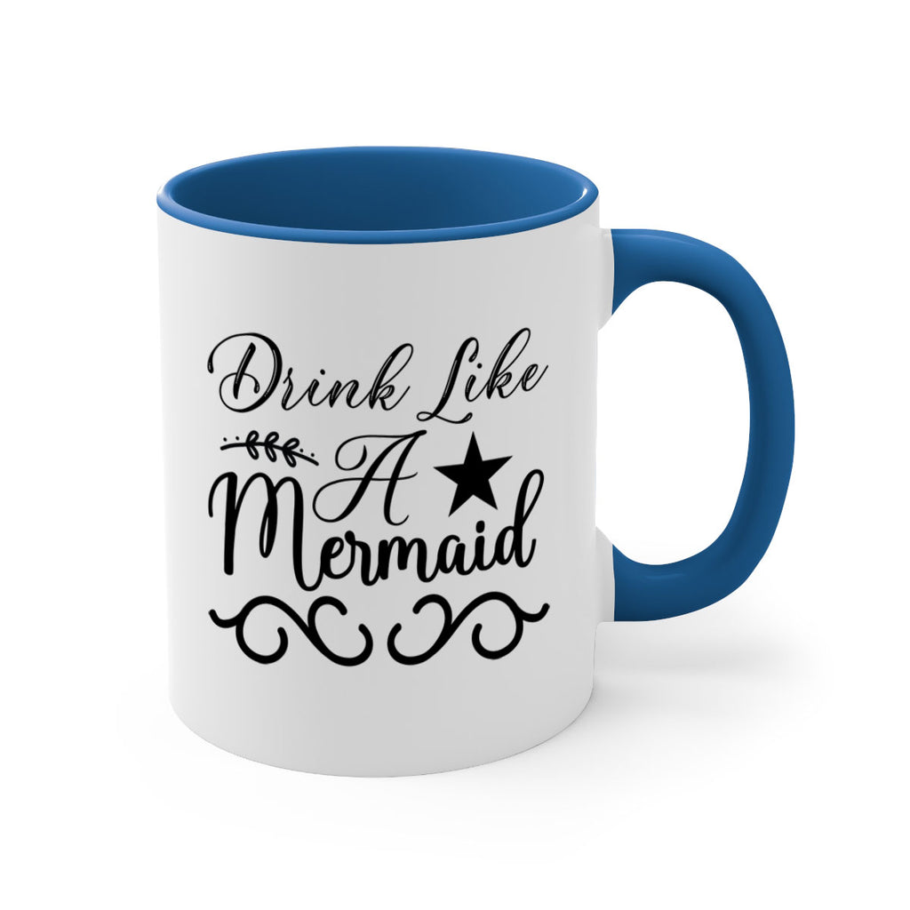 Drink like a mermaid 144#- mermaid-Mug / Coffee Cup