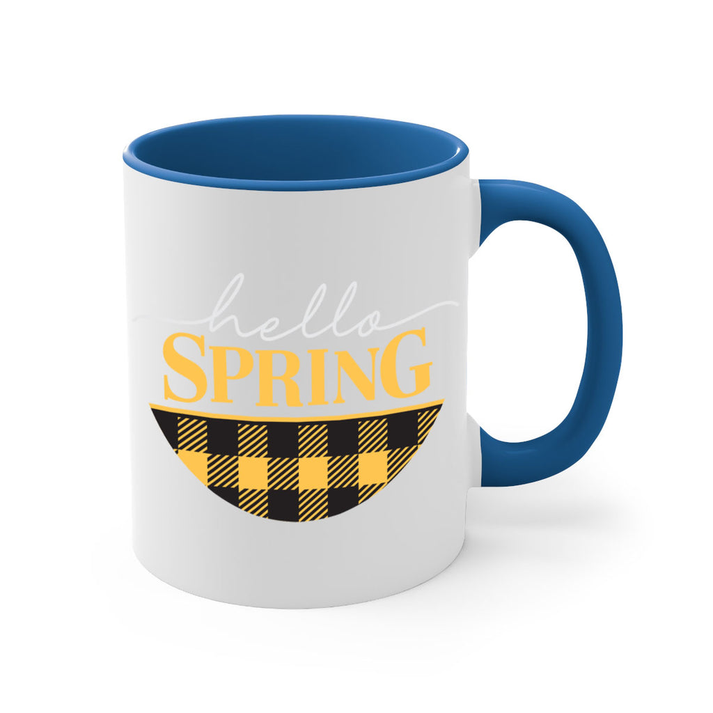 Hello Spring plaid 203#- spring-Mug / Coffee Cup