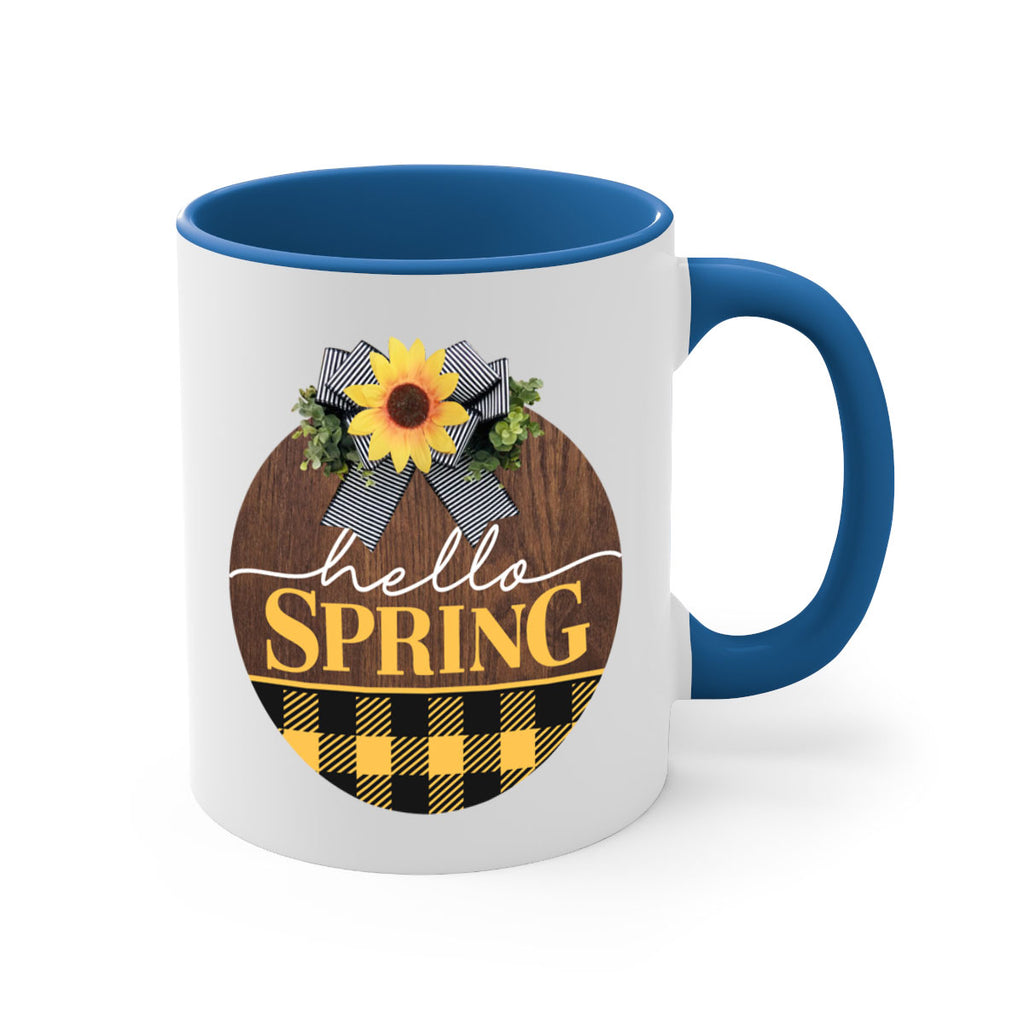 Hello Spring plaid Mockup 204#- spring-Mug / Coffee Cup