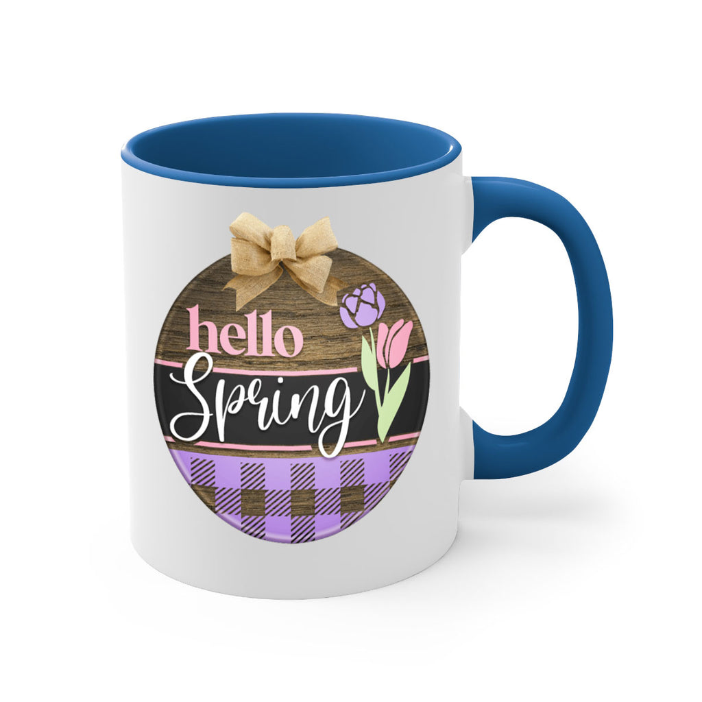 Hello spring plaid Mockup205#- spring-Mug / Coffee Cup