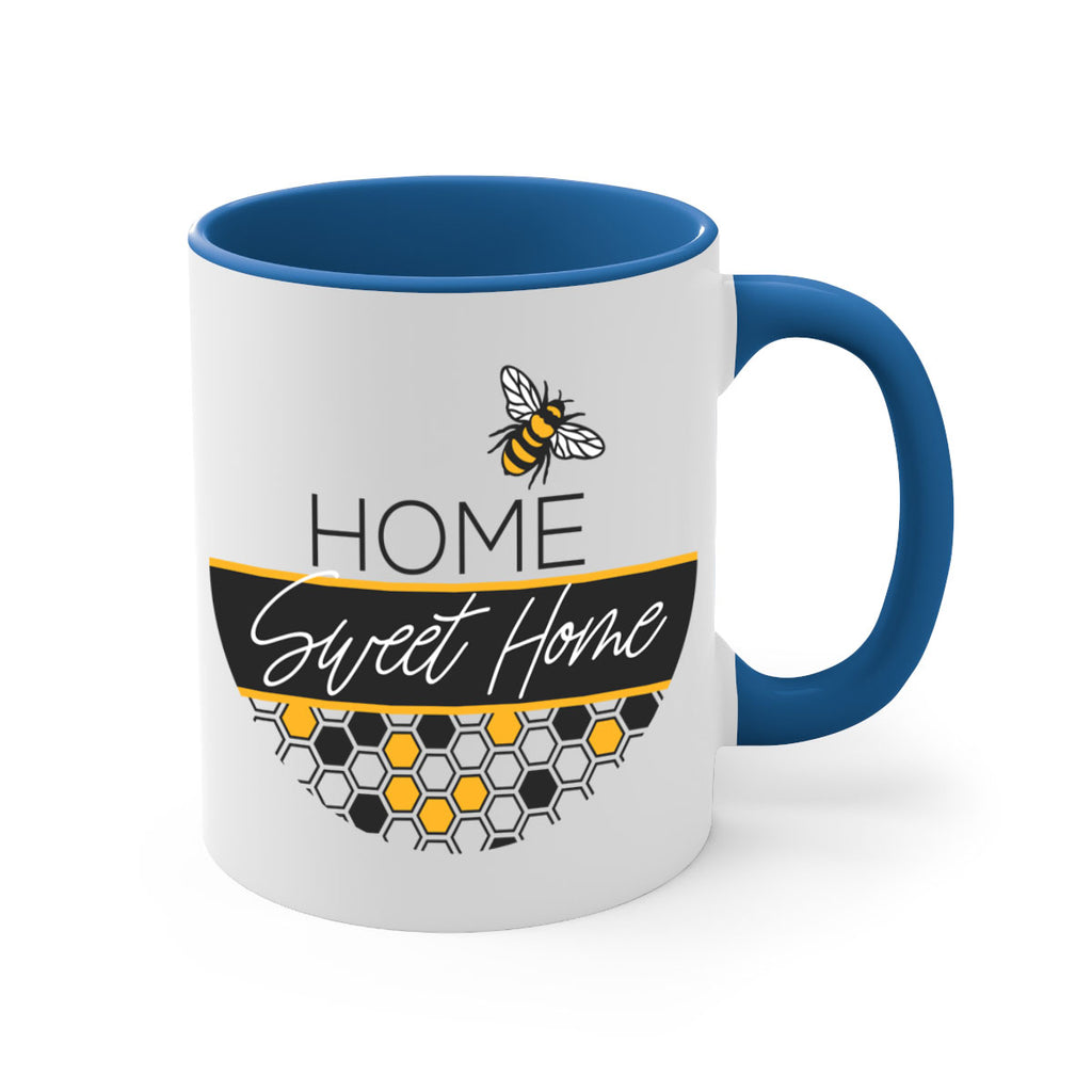 Home Sweet Home Bee and hive pattern243#- spring-Mug / Coffee Cup