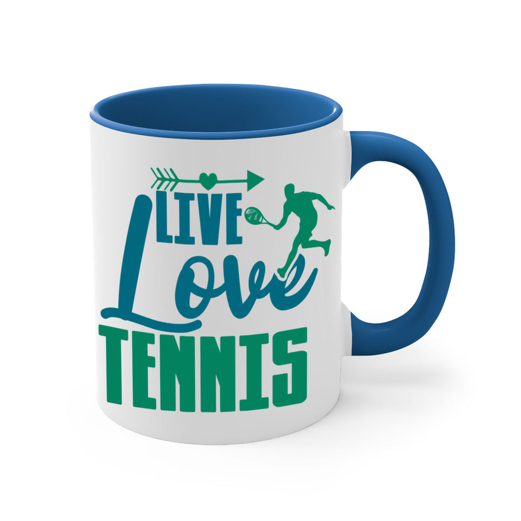Live Love Tennis 828#- tennis-Mug / Coffee Cup