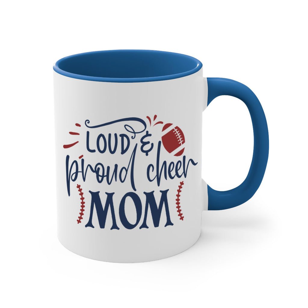 Loud proud cheer mom 1534#- football-Mug / Coffee Cup