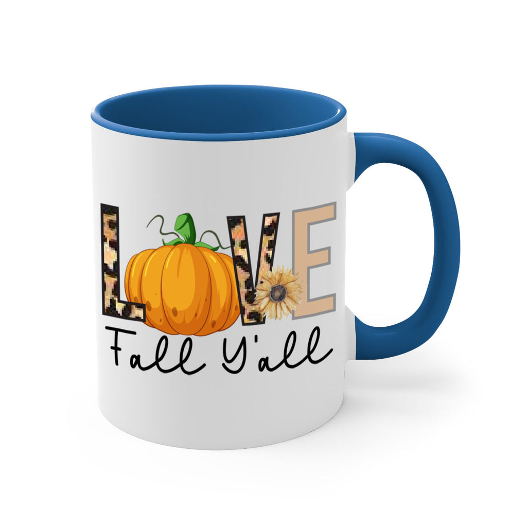 Love FALL YAll 410#- fall-Mug / Coffee Cup