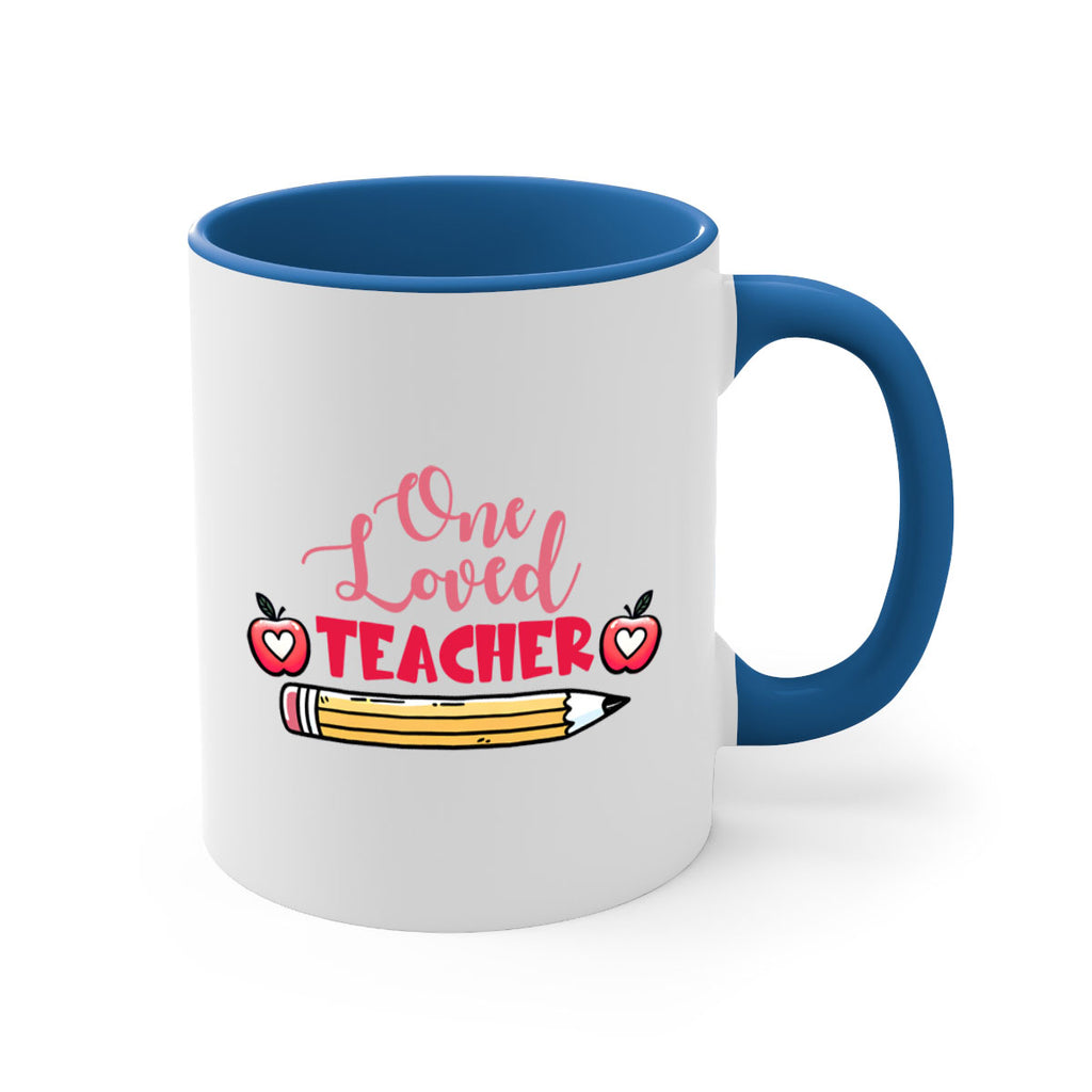 One Loved Teacher Valentine 8#- teacher-Mug / Coffee Cup