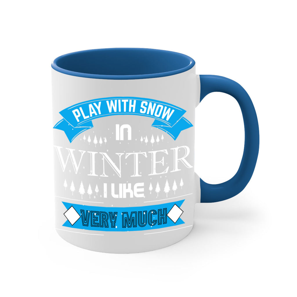 Play with Snow Winter 338#- winter-Mug / Coffee Cup