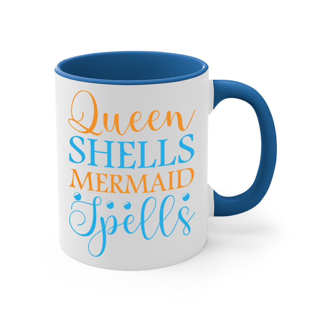 Queen Shells Mermaid Spells 546#- mermaid-Mug / Coffee Cup