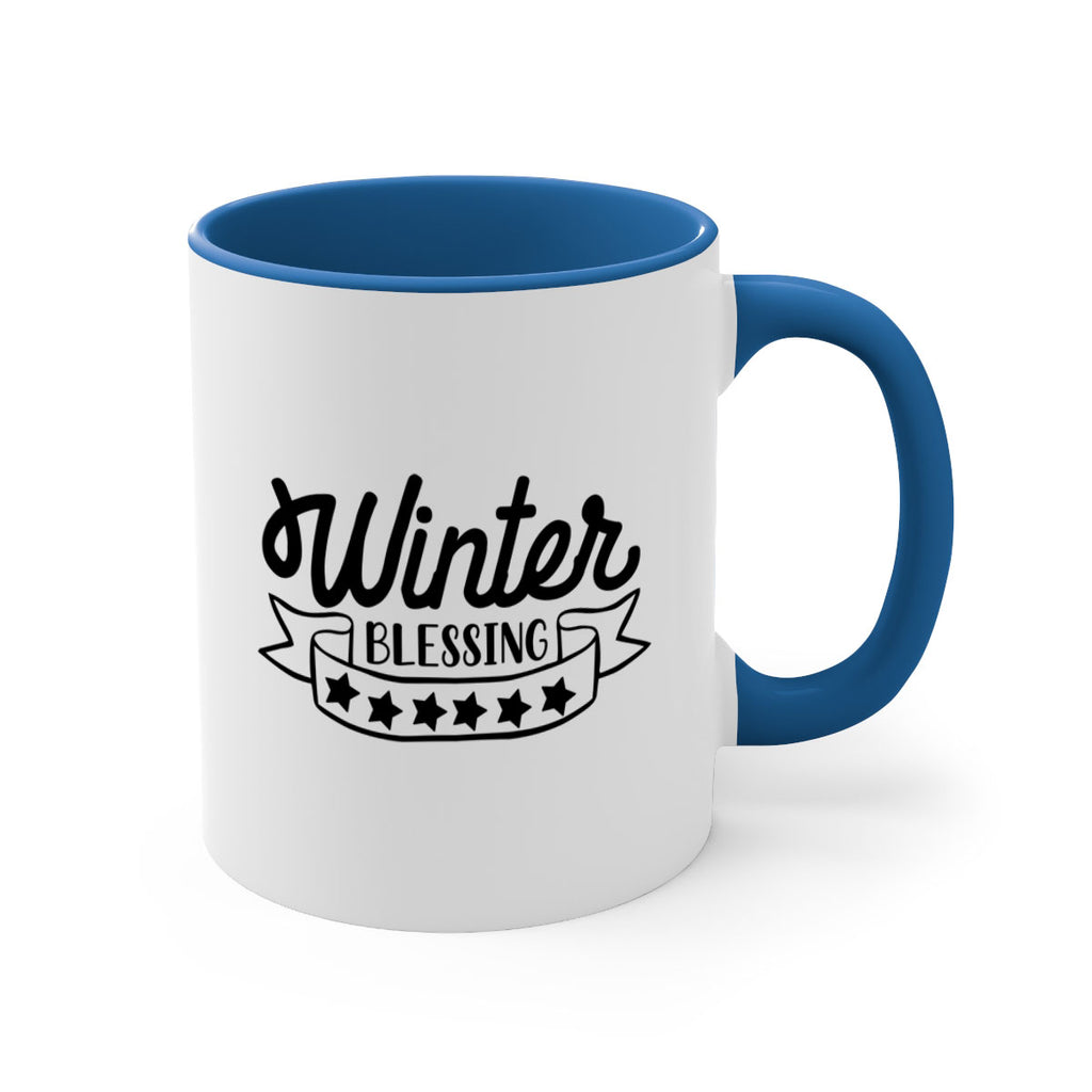 Winter Blessing 485#- winter-Mug / Coffee Cup
