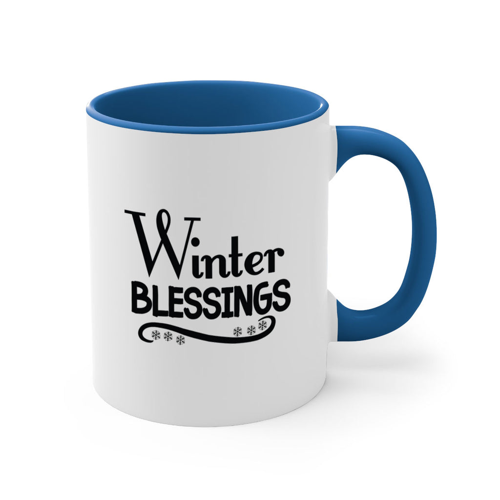 Winter Blessings 493#- winter-Mug / Coffee Cup