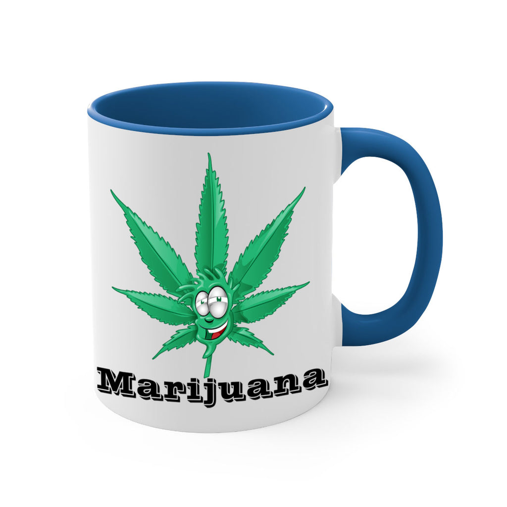 marijuana happy face 199#- marijuana-Mug / Coffee Cup
