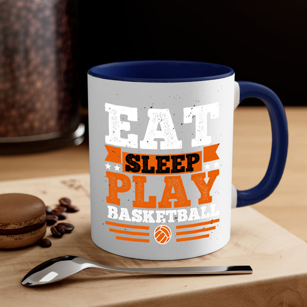 A Eat sleep play volleyball 2334#- basketball-Mug / Coffee Cup