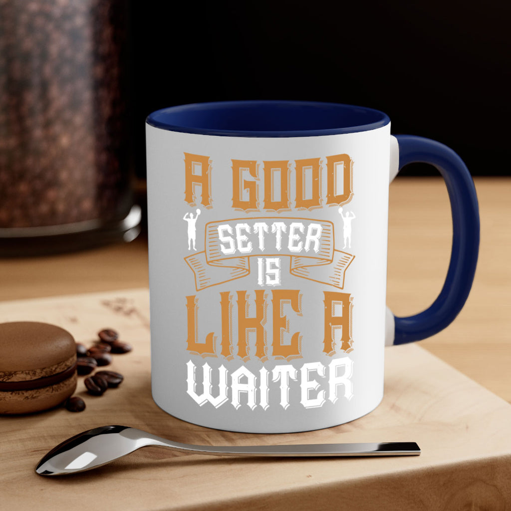 A good setter is like a waiter Style 1519#- volleyball-Mug / Coffee Cup