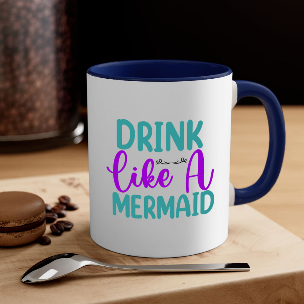 Drink Like A Mermaid 139#- mermaid-Mug / Coffee Cup
