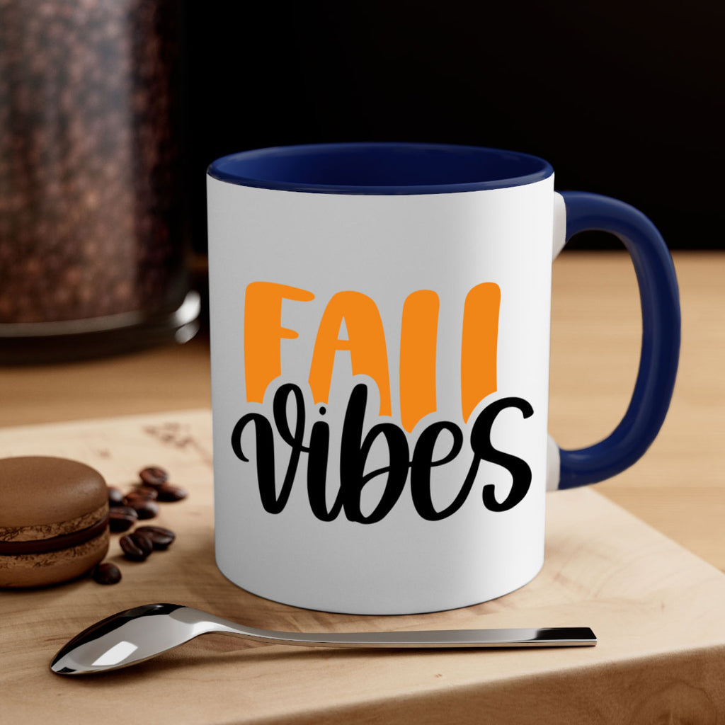 Fall Vibes 487#- fall-Mug / Coffee Cup