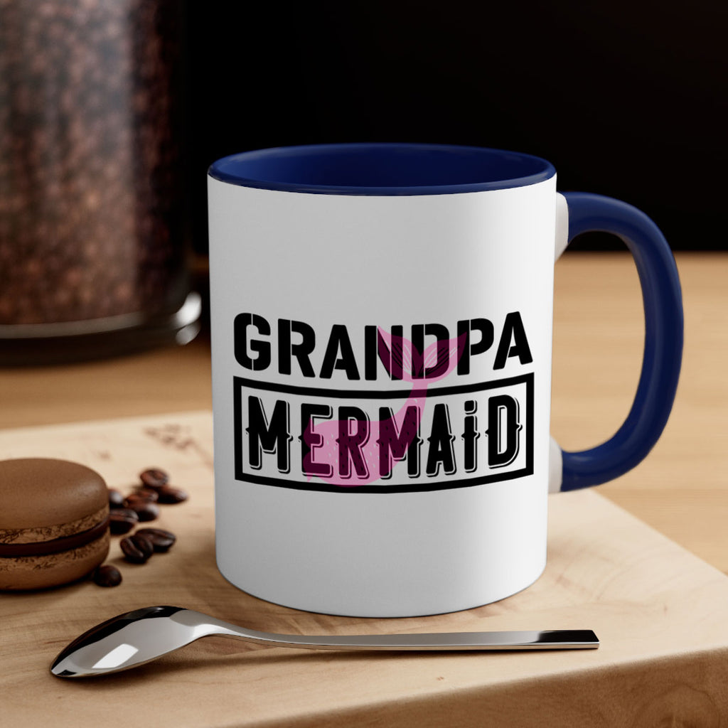 Grandpa mermaid 204#- mermaid-Mug / Coffee Cup