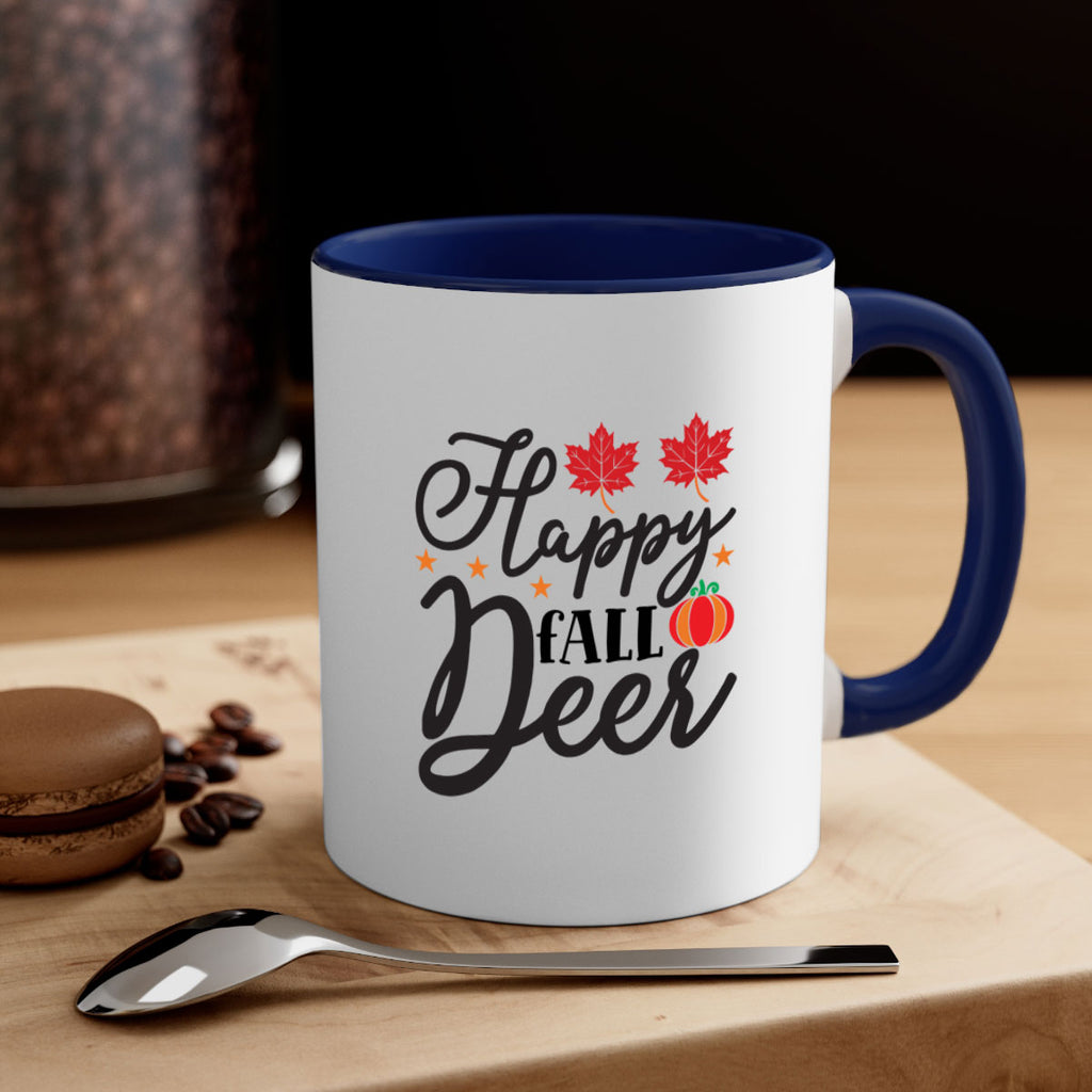 Happyfalldeer 254#- fall-Mug / Coffee Cup