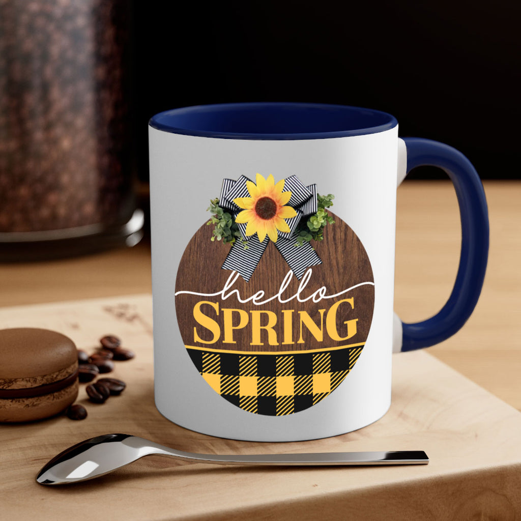 Hello Spring plaid Mockup 204#- spring-Mug / Coffee Cup