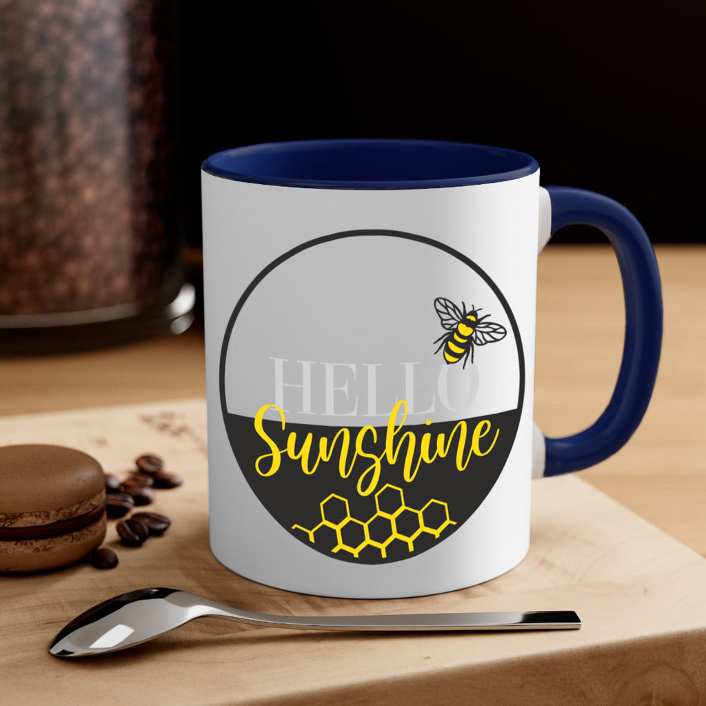 Hello Sunshine and bee216#- spring-Mug / Coffee Cup