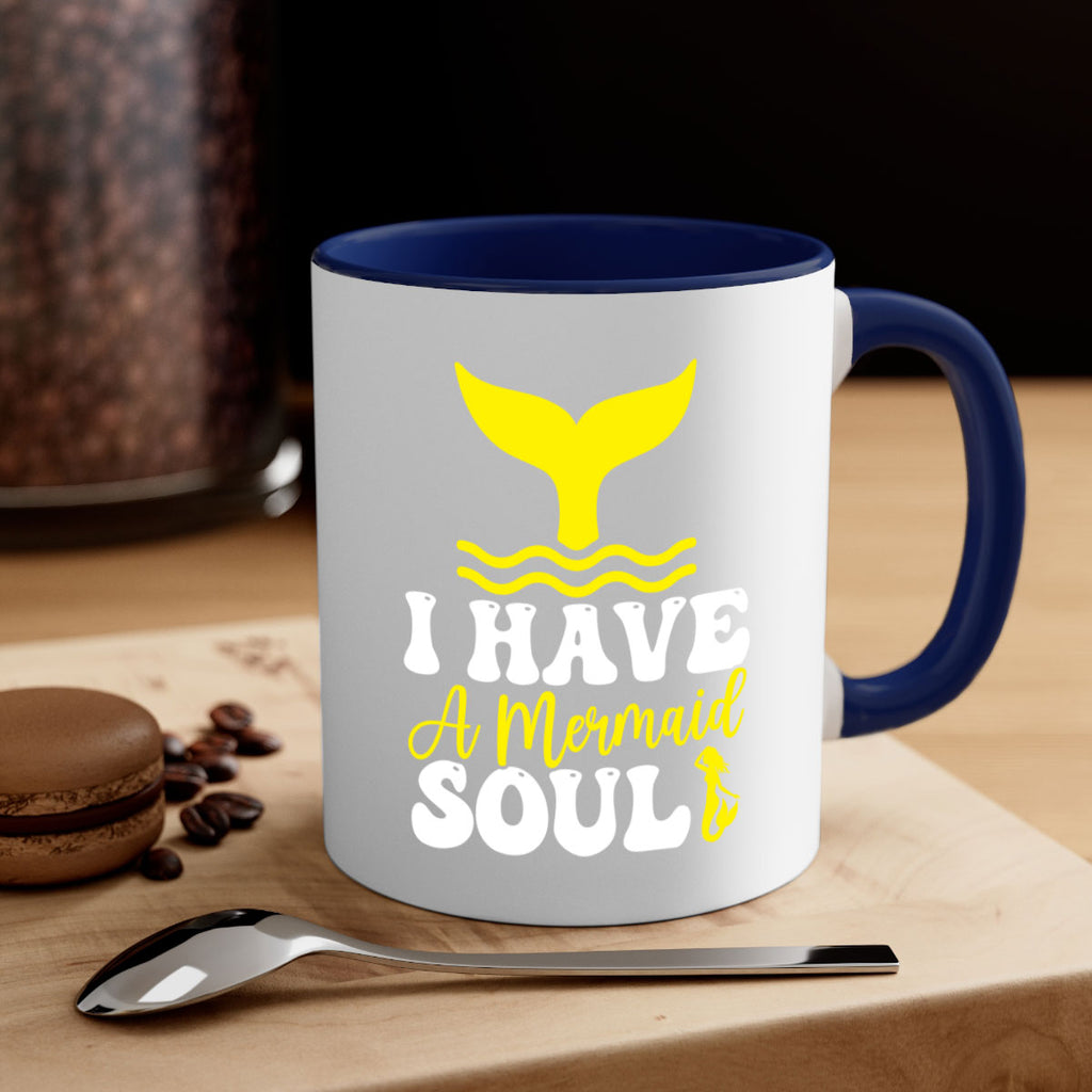 I Have a Mermaid Soul 206#- mermaid-Mug / Coffee Cup