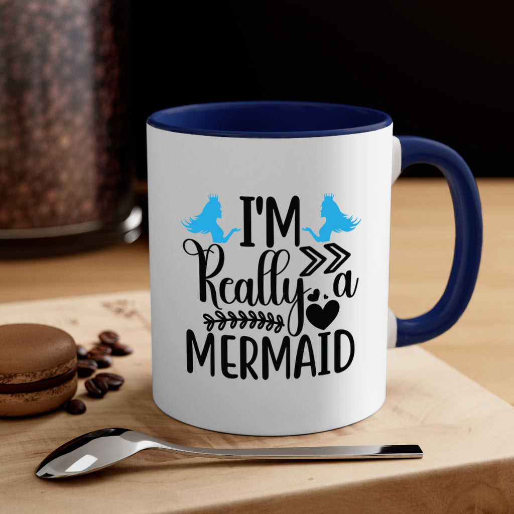 Im Really a Mermaid 262#- mermaid-Mug / Coffee Cup