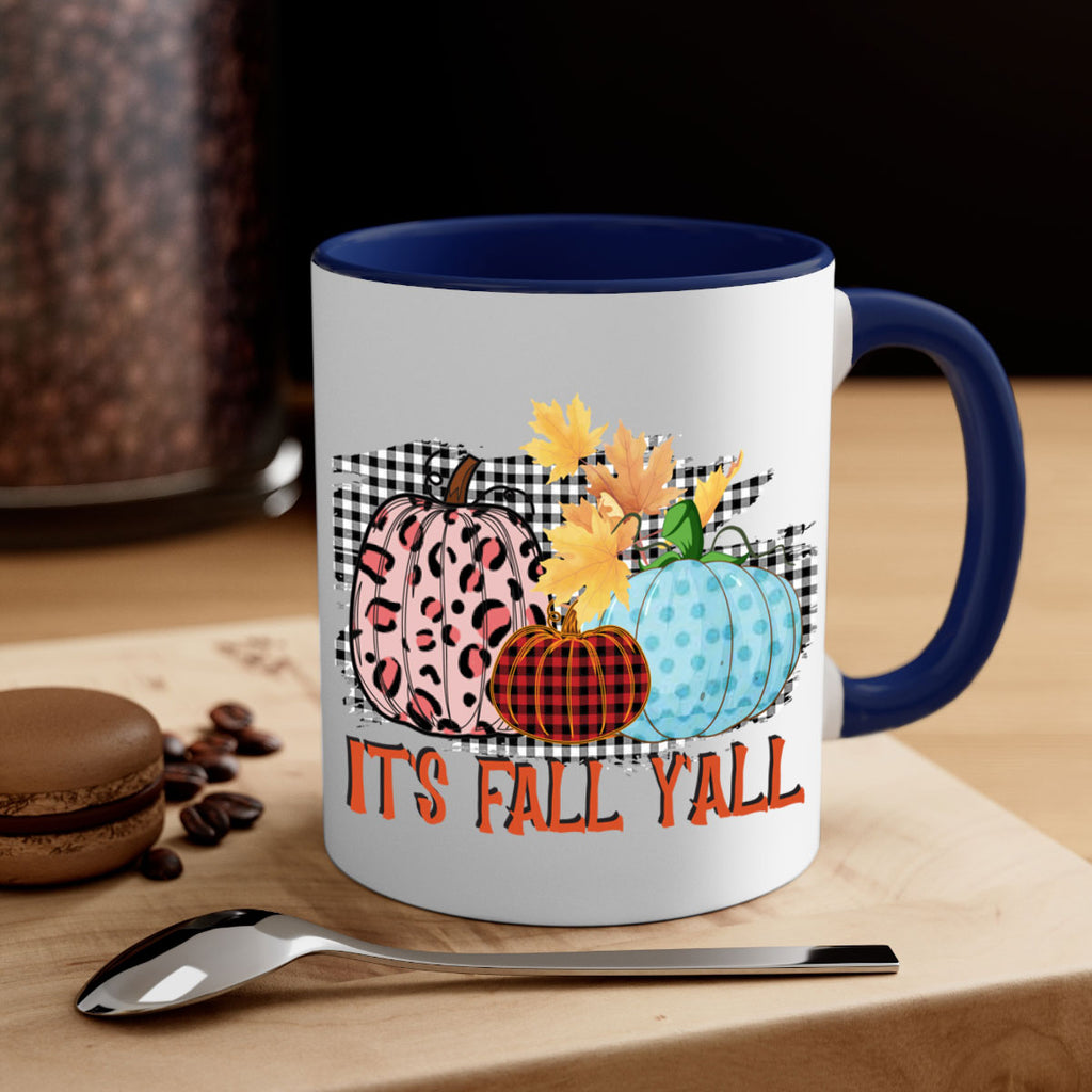 Its Fall Yall Design 371#- fall-Mug / Coffee Cup