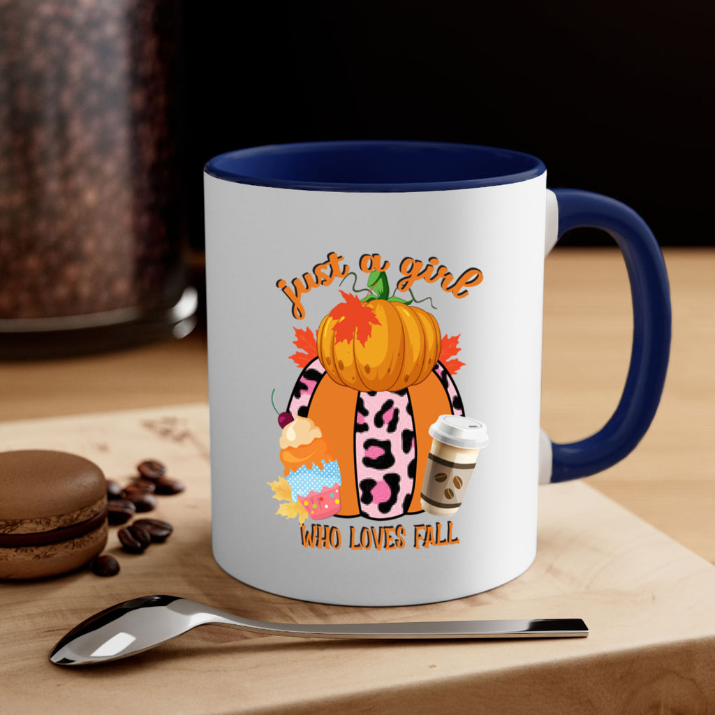 Just a Girl Who Loves Fall 383#- fall-Mug / Coffee Cup