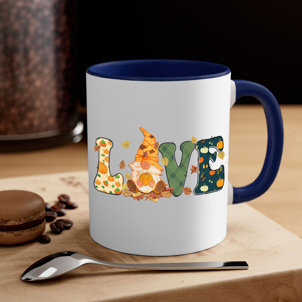 LOVEFallAutumnGnome 415#- fall-Mug / Coffee Cup
