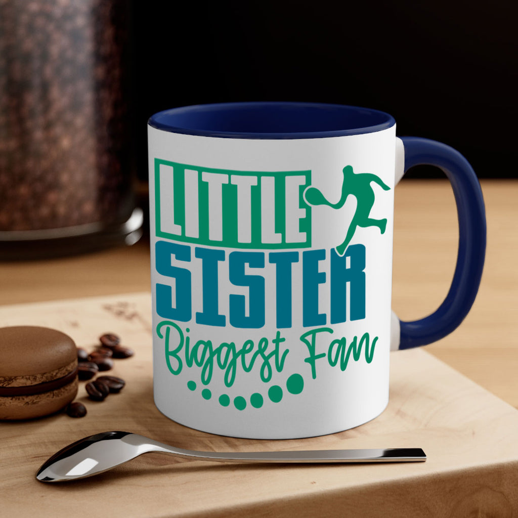 Little Sister Biggest Fan 859#- tennis-Mug / Coffee Cup