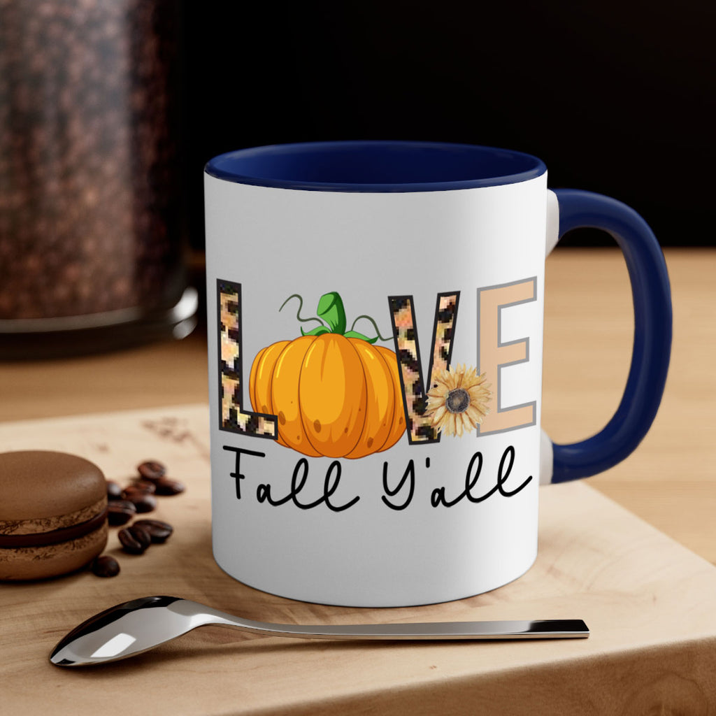 Love FALL YAll 410#- fall-Mug / Coffee Cup