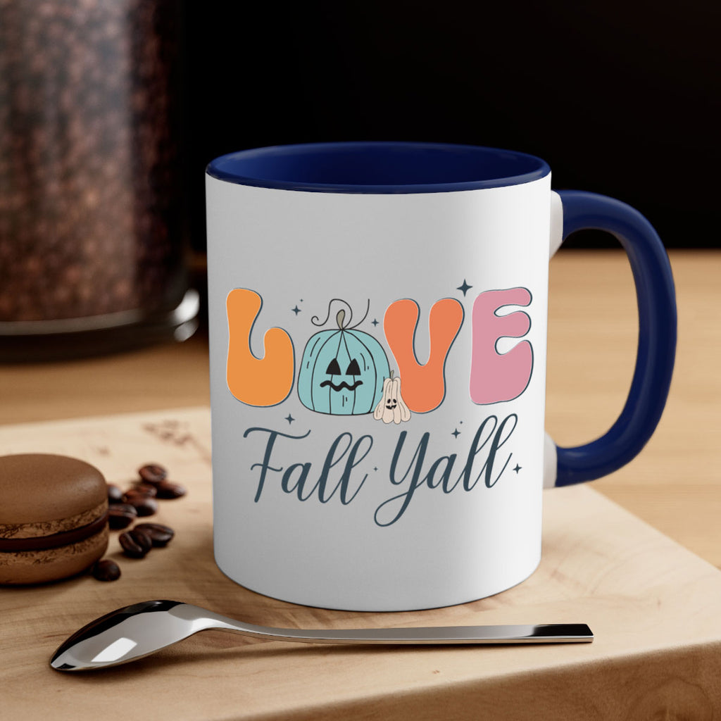 Love Fall Yall 413#- fall-Mug / Coffee Cup