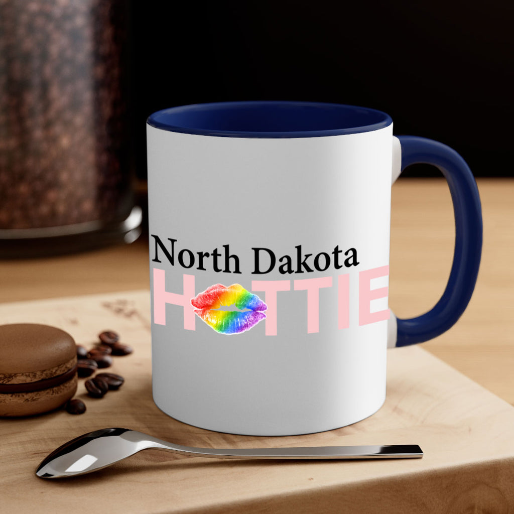 North Dakota Hottie with rainbow lips 34#- Hottie Collection-Mug / Coffee Cup