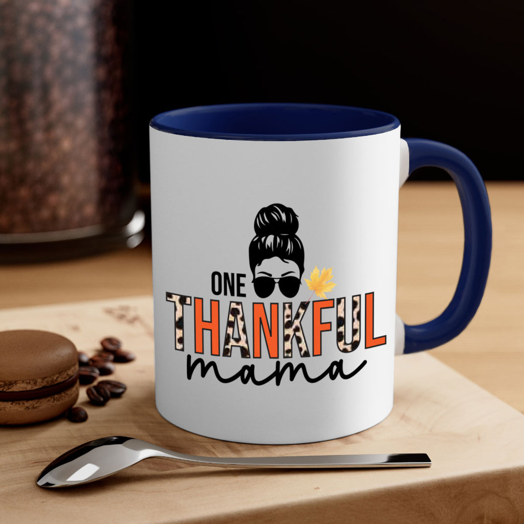 One thankful mama 463#- fall-Mug / Coffee Cup