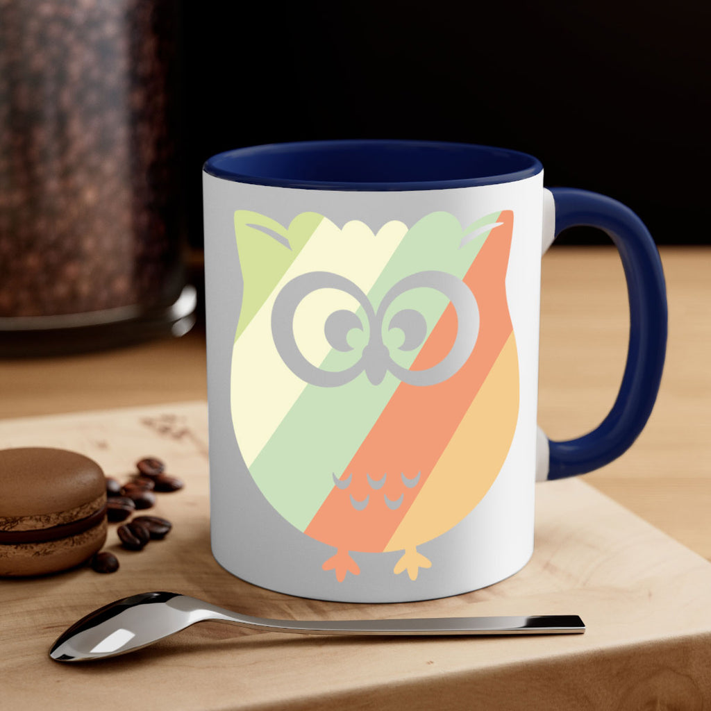 Owl Retro Style Vintage A TurtleRabbit 15#- owl-Mug / Coffee Cup