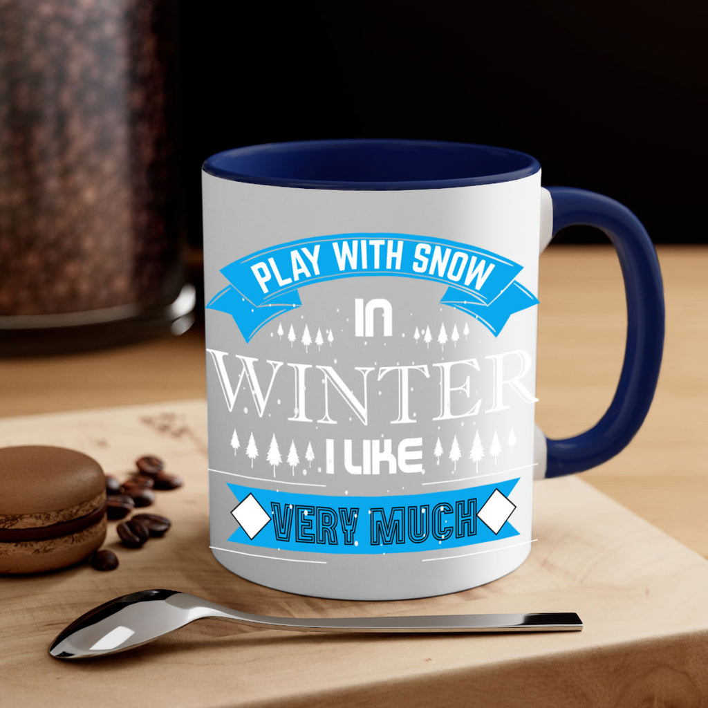 Play with Snow Winter 338#- winter-Mug / Coffee Cup