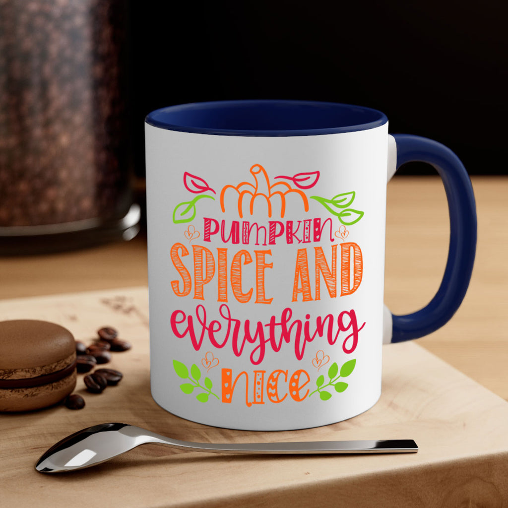 Pumpkin Spice and Everything Nice 536#- fall-Mug / Coffee Cup