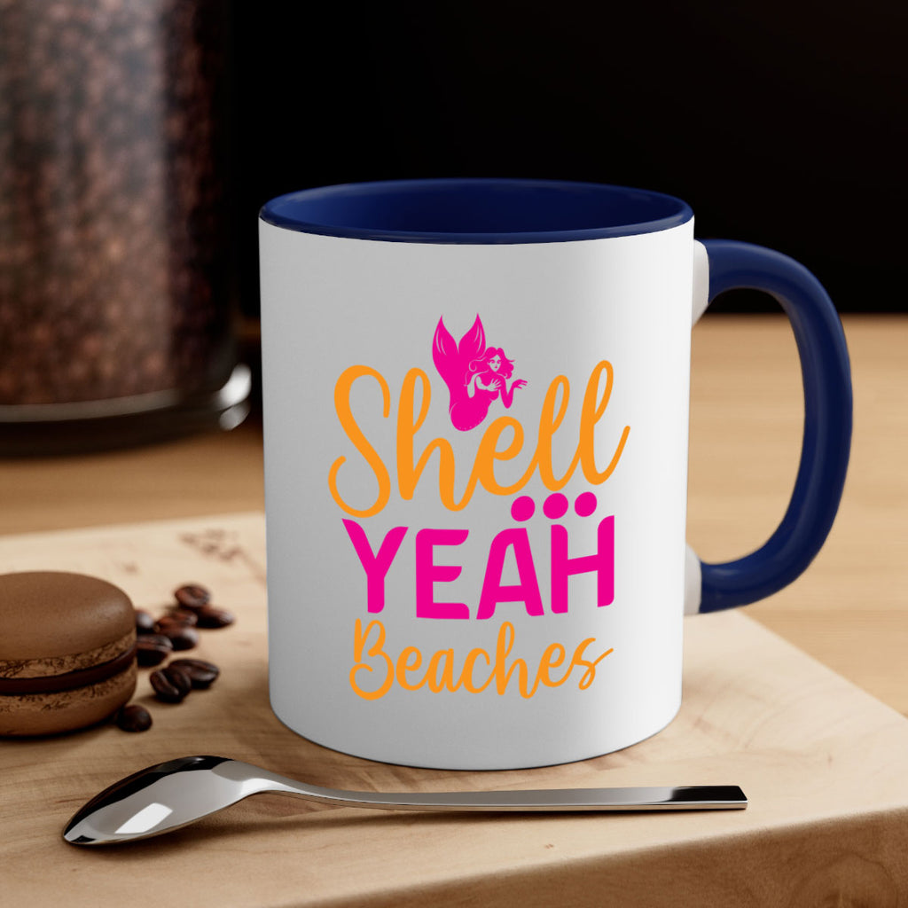 Shell Yeah Beaches 586#- mermaid-Mug / Coffee Cup