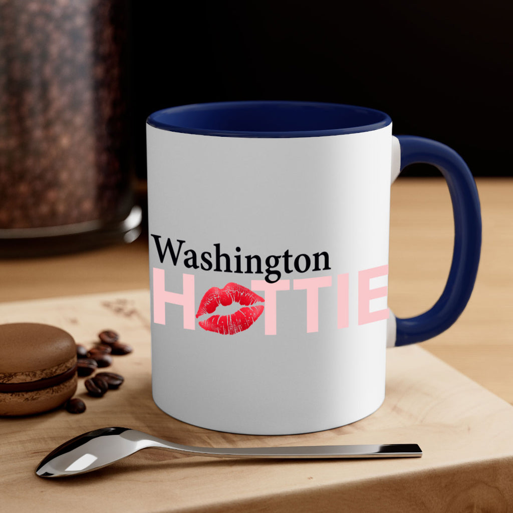 Washington Hottie With Red Lips 47#- Hottie Collection-Mug / Coffee Cup