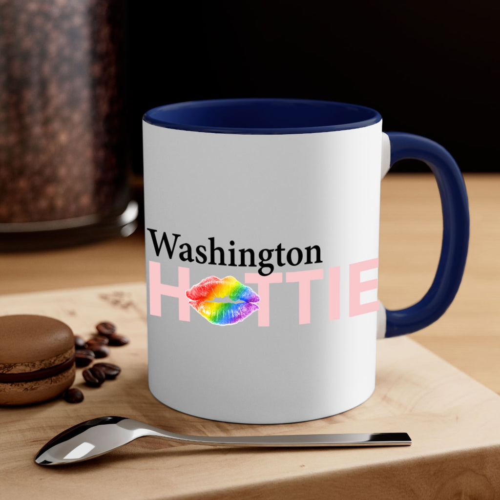 Washington Hottie with rainbow lips 47#- Hottie Collection-Mug / Coffee Cup